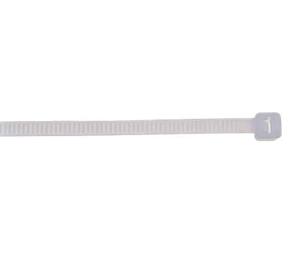 Кабельная стяжка нейлоновая 3.6х180 мм, белая, 100 шт. фото 2
