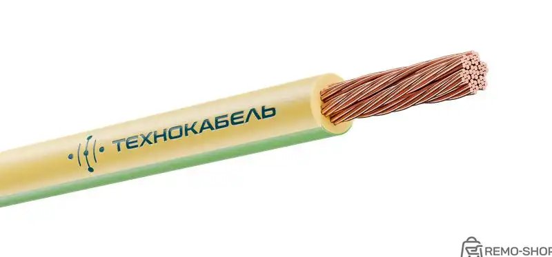 Провод ПуГВнг(А)-LS 1×1.5 мм² желто-зеленый