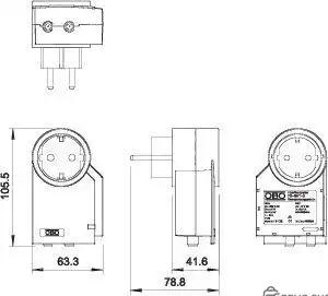 Устройство защиты от импульсных перенапряжений УЗИП для силовых сетей, класс III, 275В фото 2