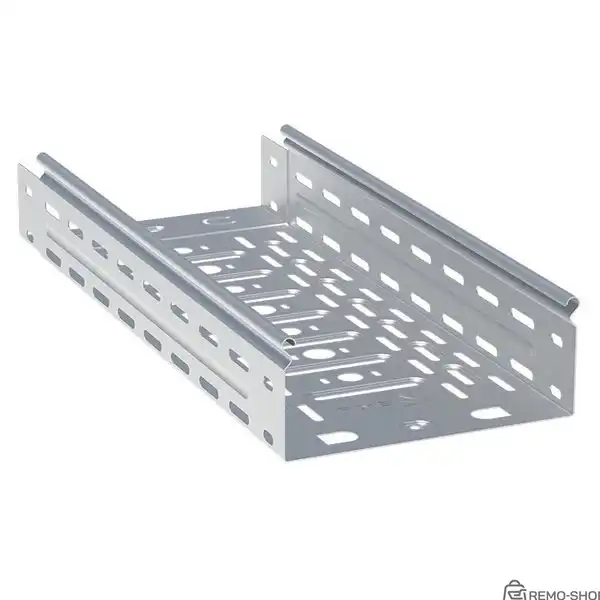 Кабельный лоток металлический EKF T-Line 50x150x3000 мм фото 2