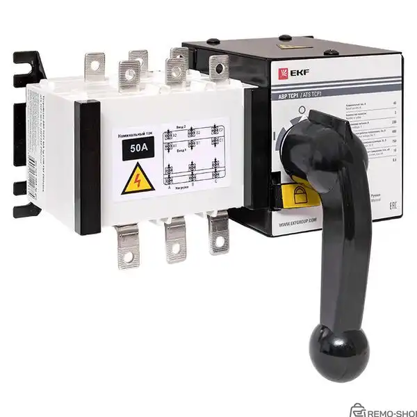 Устройство автоматического ввода резерва АВР ТСP1 50A 3р 230В
