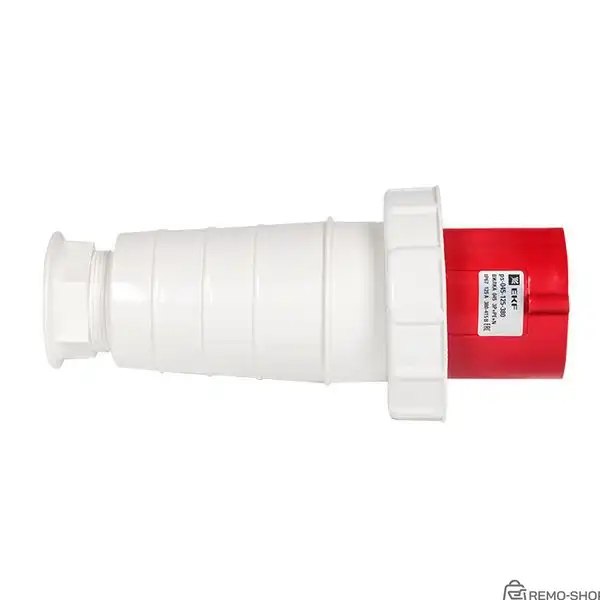 Переносная вилка промышленная 125А 5P 380В IP67 фото 3