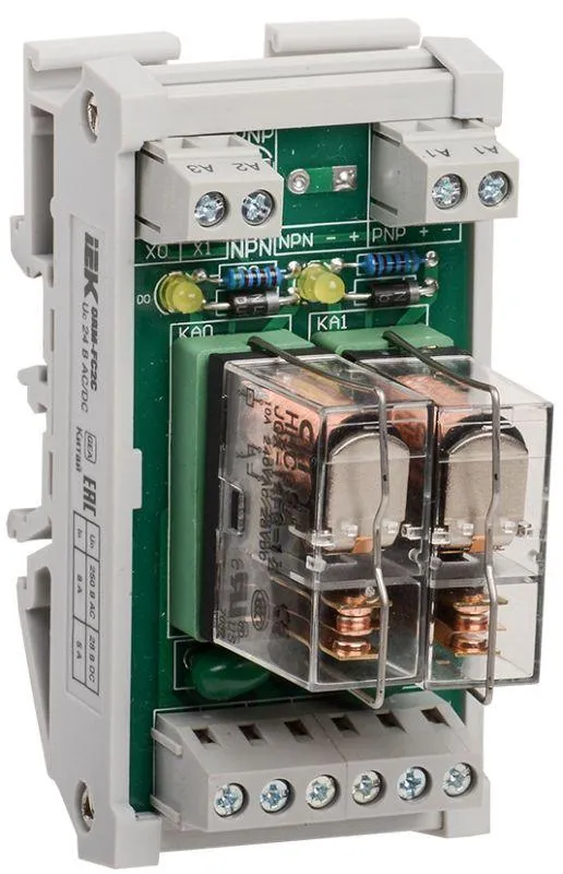 Интерфейсное реле ORM 5, 2 контактные группы, 24В DC/AC