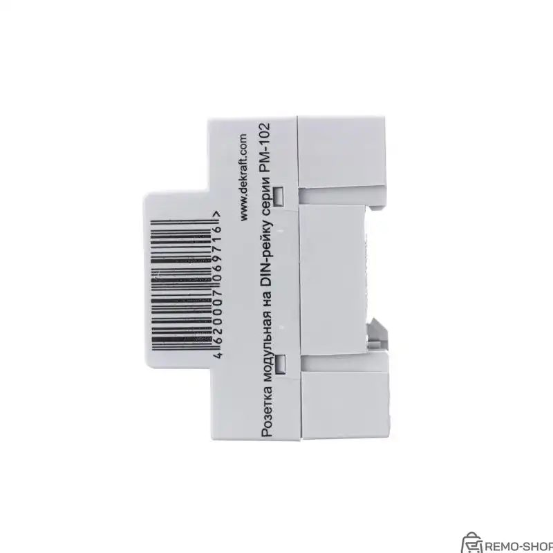 Модульная розетка РМ-102 16А 250В с заземлением на DIN-рейку фото 2