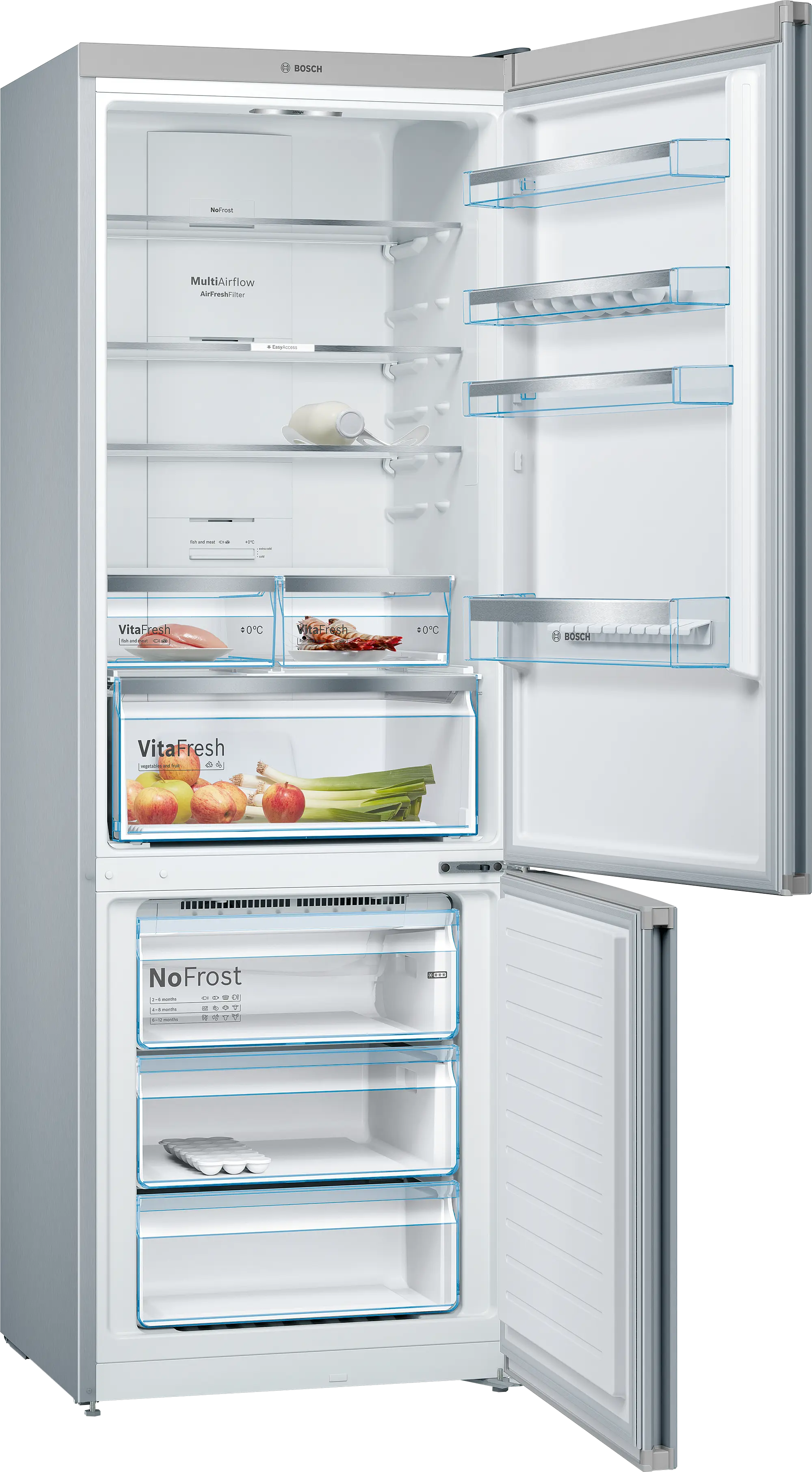 Холодильник Bosch KGN49XL30U двухкамерный с нижней морозильной камерой